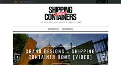 Desktop Screenshot of bestofshippingcontainers.com