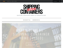 Tablet Screenshot of bestofshippingcontainers.com